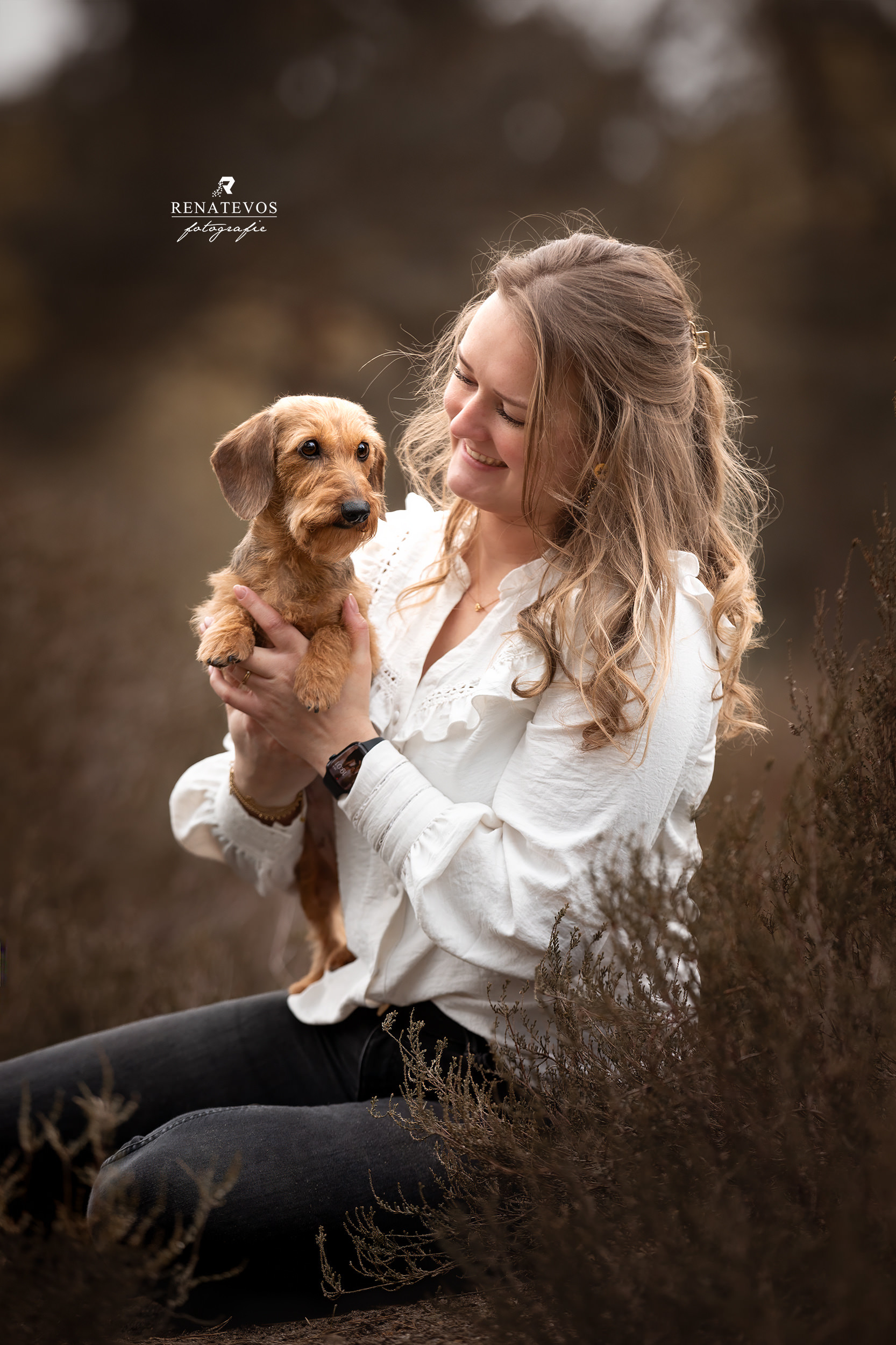 Foto van mij met een hond